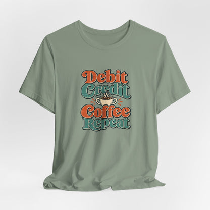 Debits Credits Coffee Tee