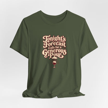 Generous Pour Forecast Retro Tee