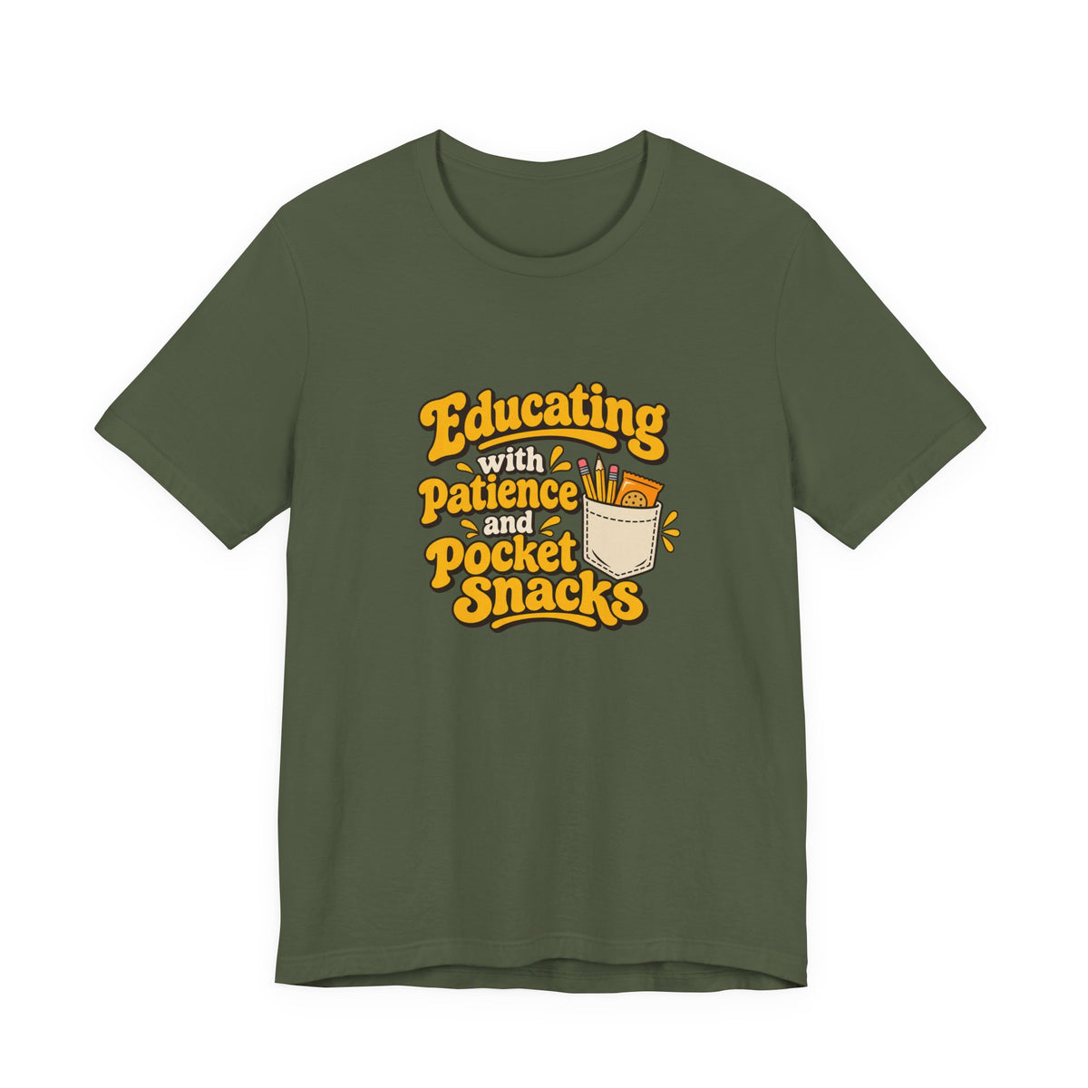 Pocket Snacks Teacher Vintage Tee