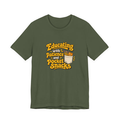 Pocket Snacks Teacher Vintage Tee