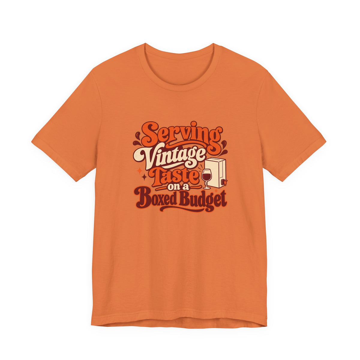 Boxed Budget Wine Tee