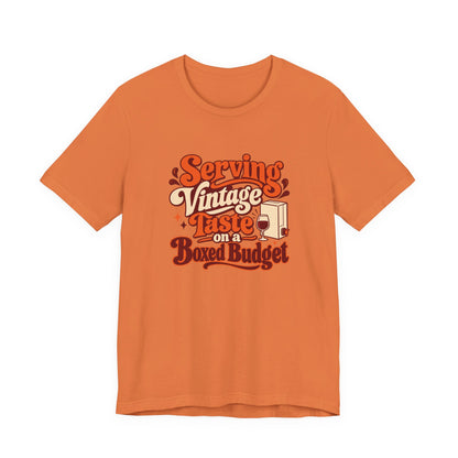 Boxed Budget Wine Tee