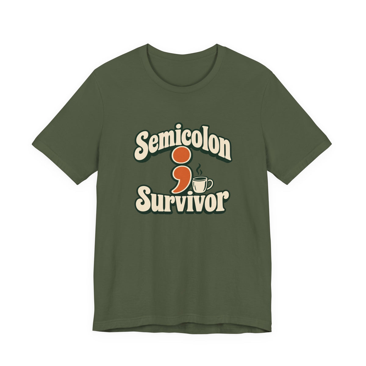 Semicolon Survivor Dev Tee