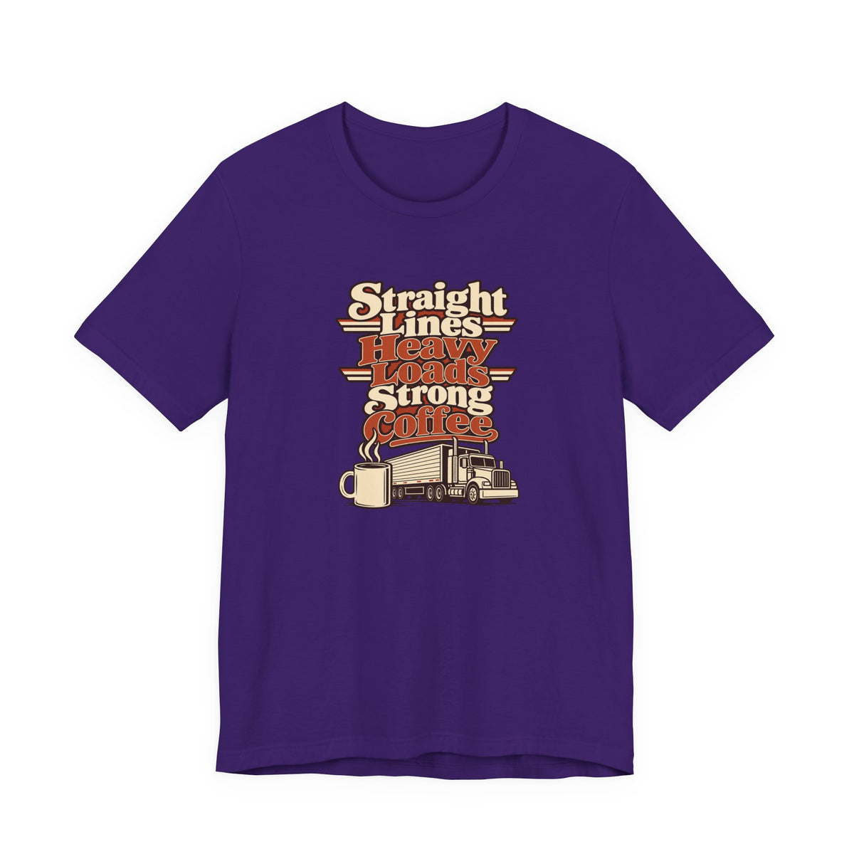 Trailer Lines Trucker Retro Tee