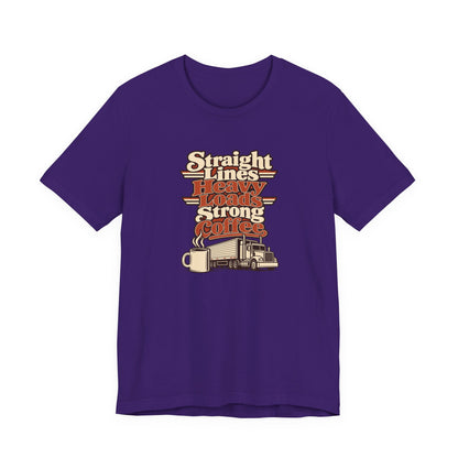Trailer Lines Trucker Retro Tee