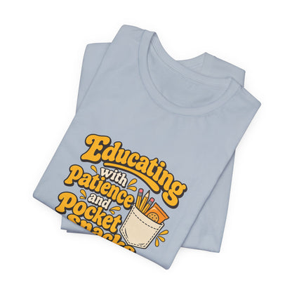 Pocket Snacks Teacher Vintage Tee