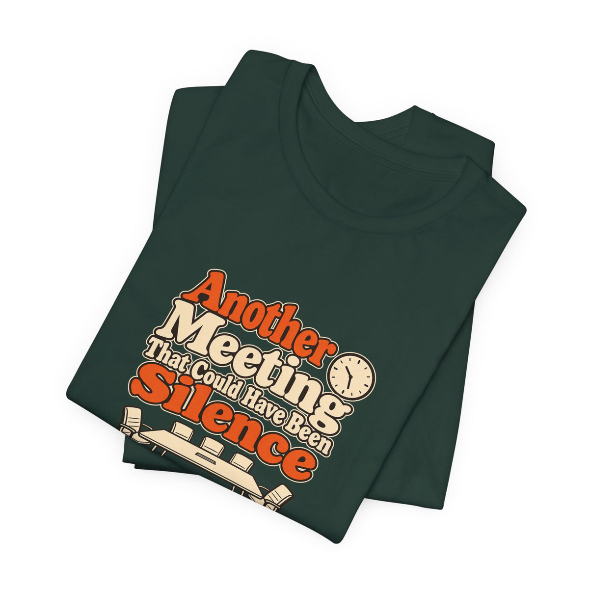 Meeting Silence Retro Office Tee