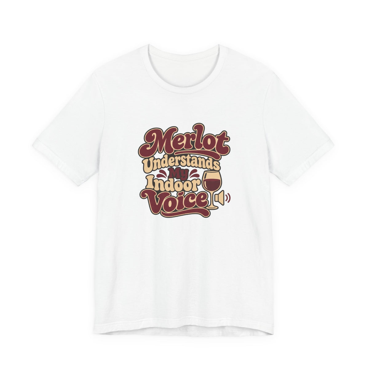 Merlot Indoor Voice Tee