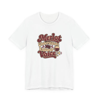 Merlot Indoor Voice Tee