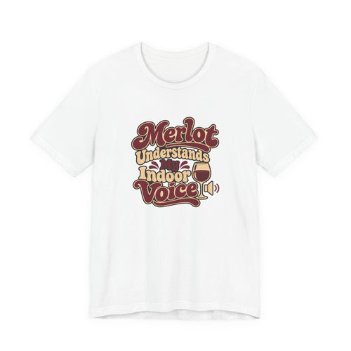 Merlot Indoor Voice Tee