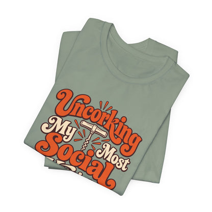 Social Version Wine Shirt