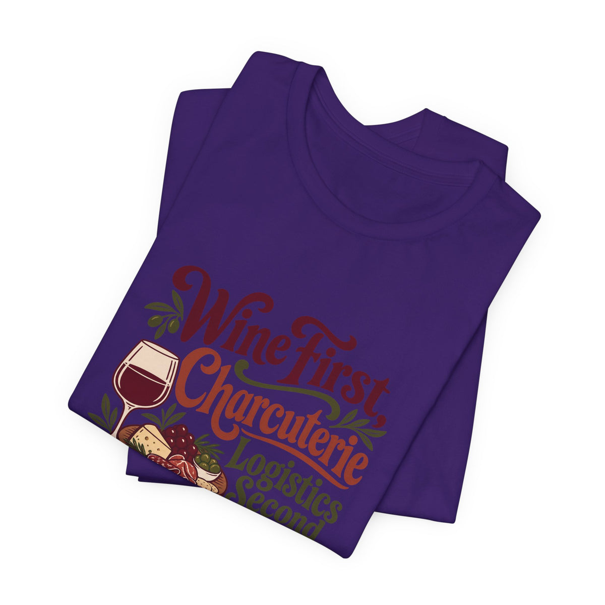 Charcuterie Logistics Wine Shirt