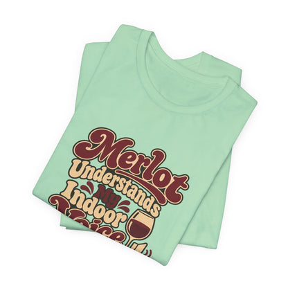 Merlot Indoor Voice Tee