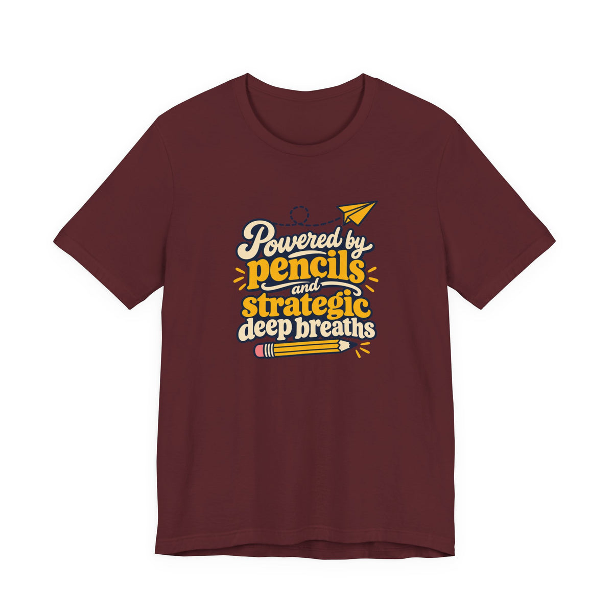 Strategic Deep Breaths Teacher Tee