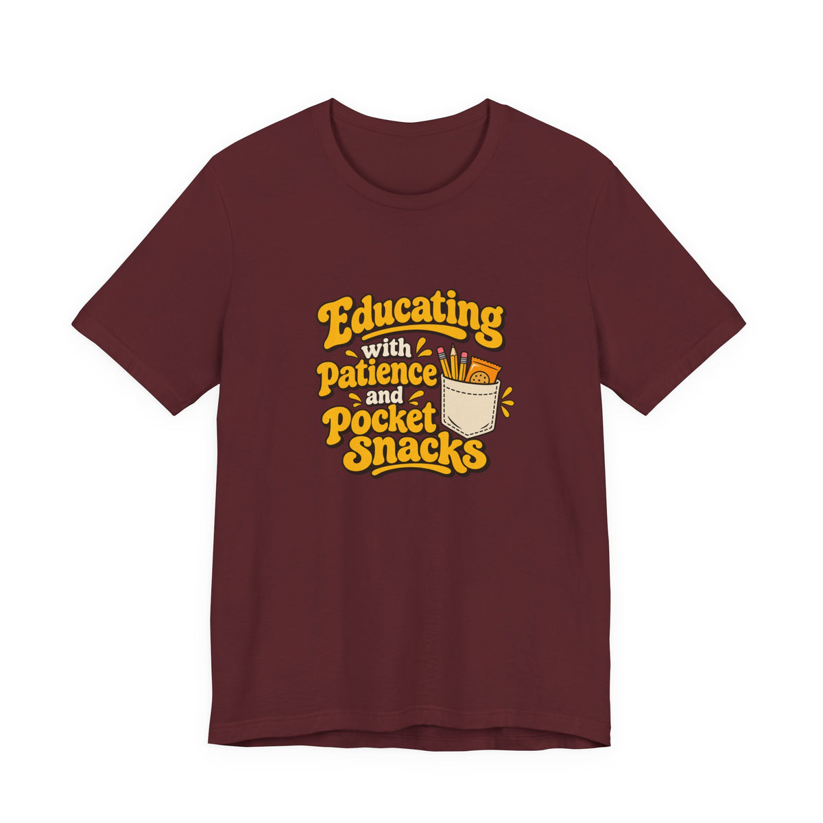 Pocket Snacks Teacher Vintage Tee