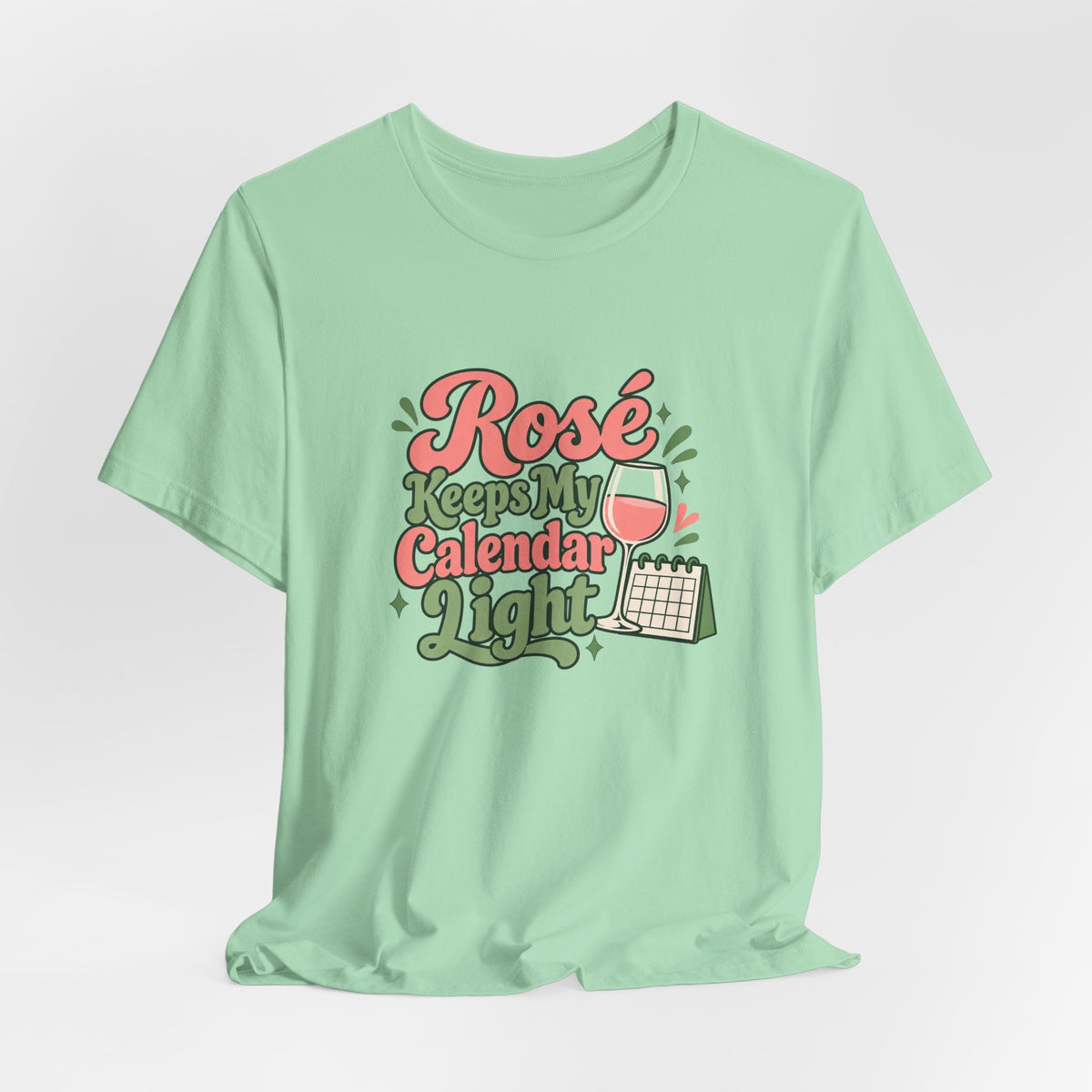 Rosé Calendar Retro Tee