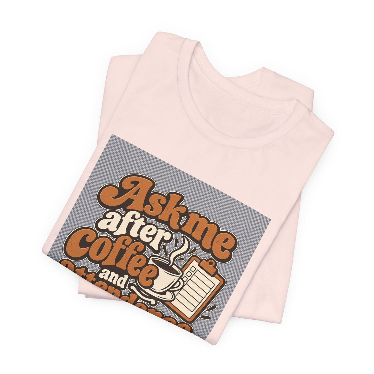 Coffee Attendance Teacher Tee