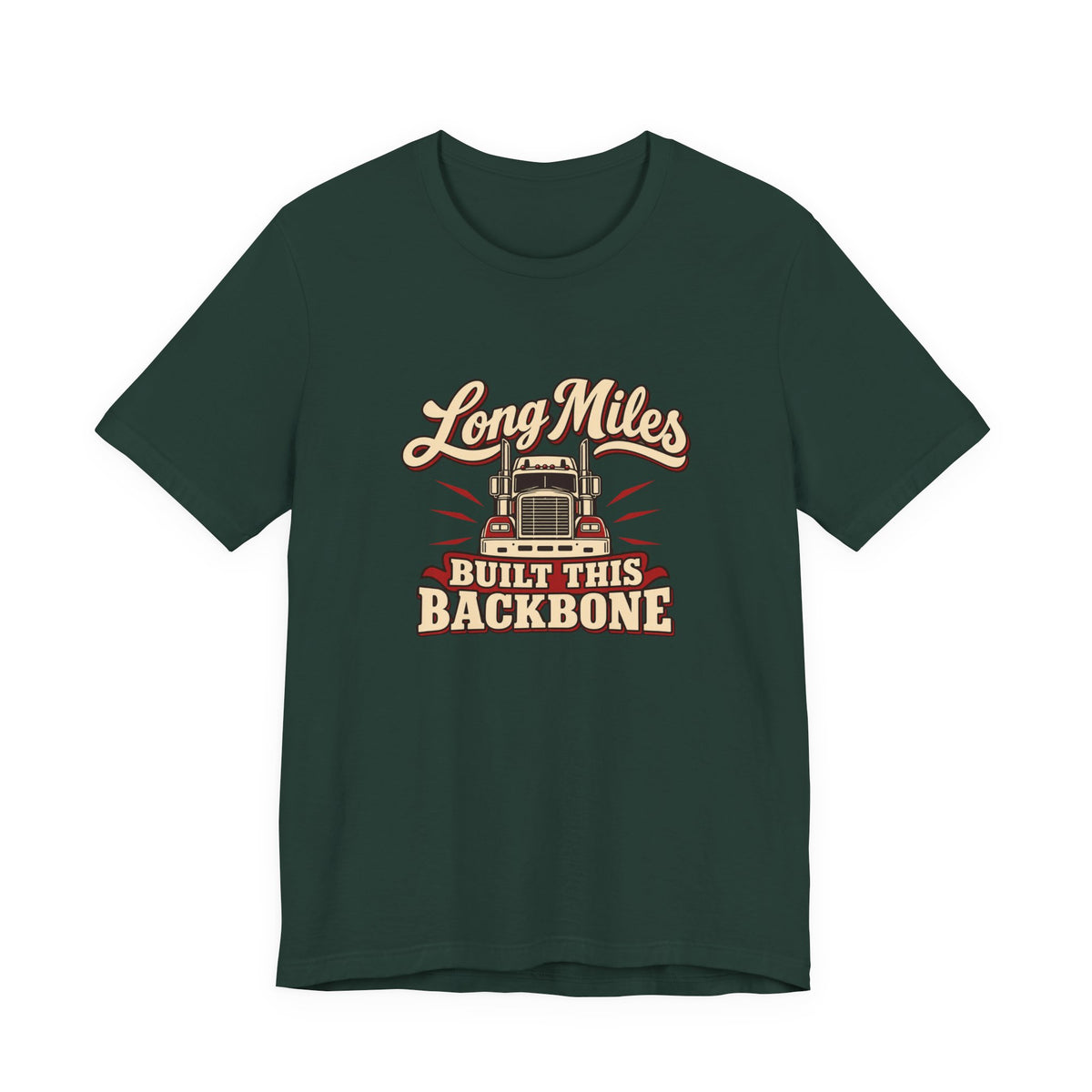 Long Haul Backbone Vintage Trucker Tee