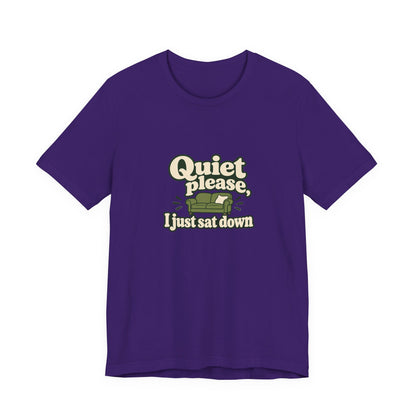 Just Sat Down New Mom Tee