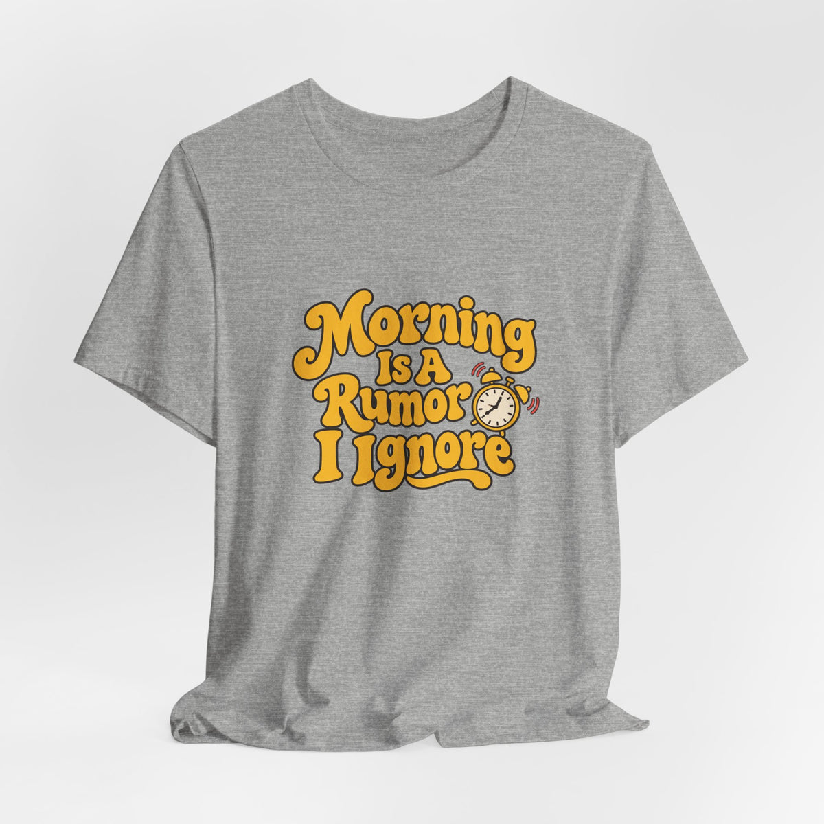 Morning Rumor Retro Humor Tee