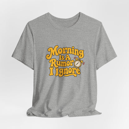 Morning Rumor Retro Humor Tee