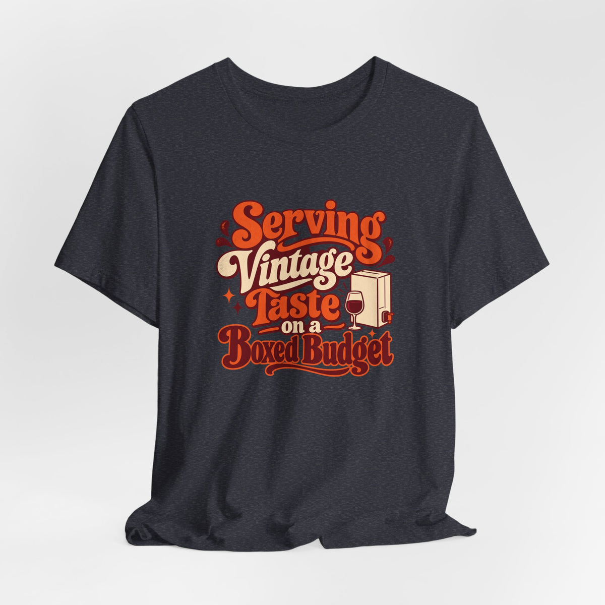 Boxed Budget Wine Tee