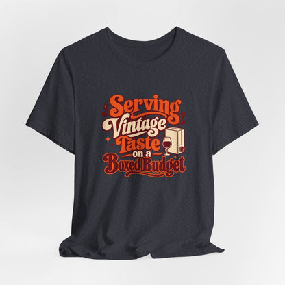 Boxed Budget Wine Tee