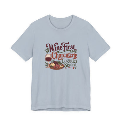 Charcuterie Logistics Wine Shirt