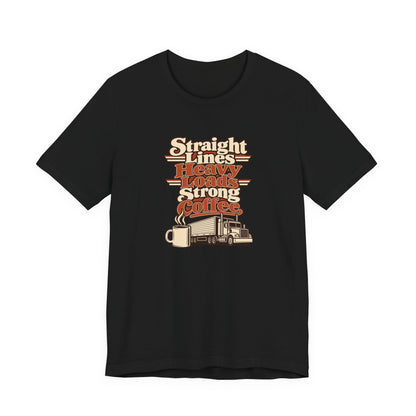 Trailer Lines Trucker Retro Tee