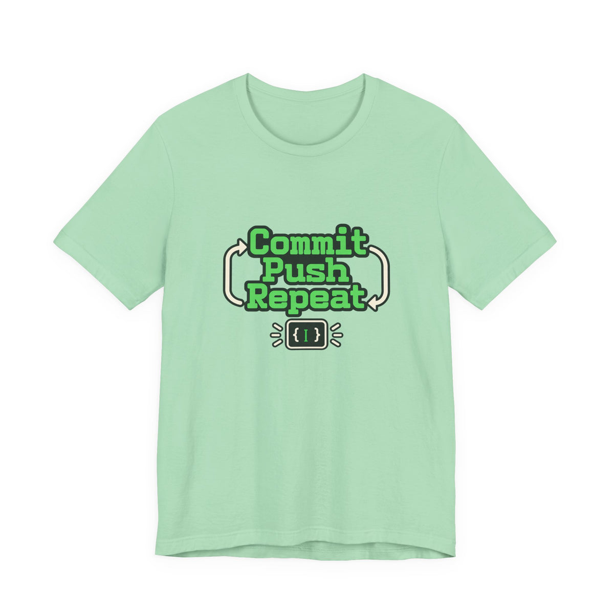 Commit Push Repeat Programmer Tee