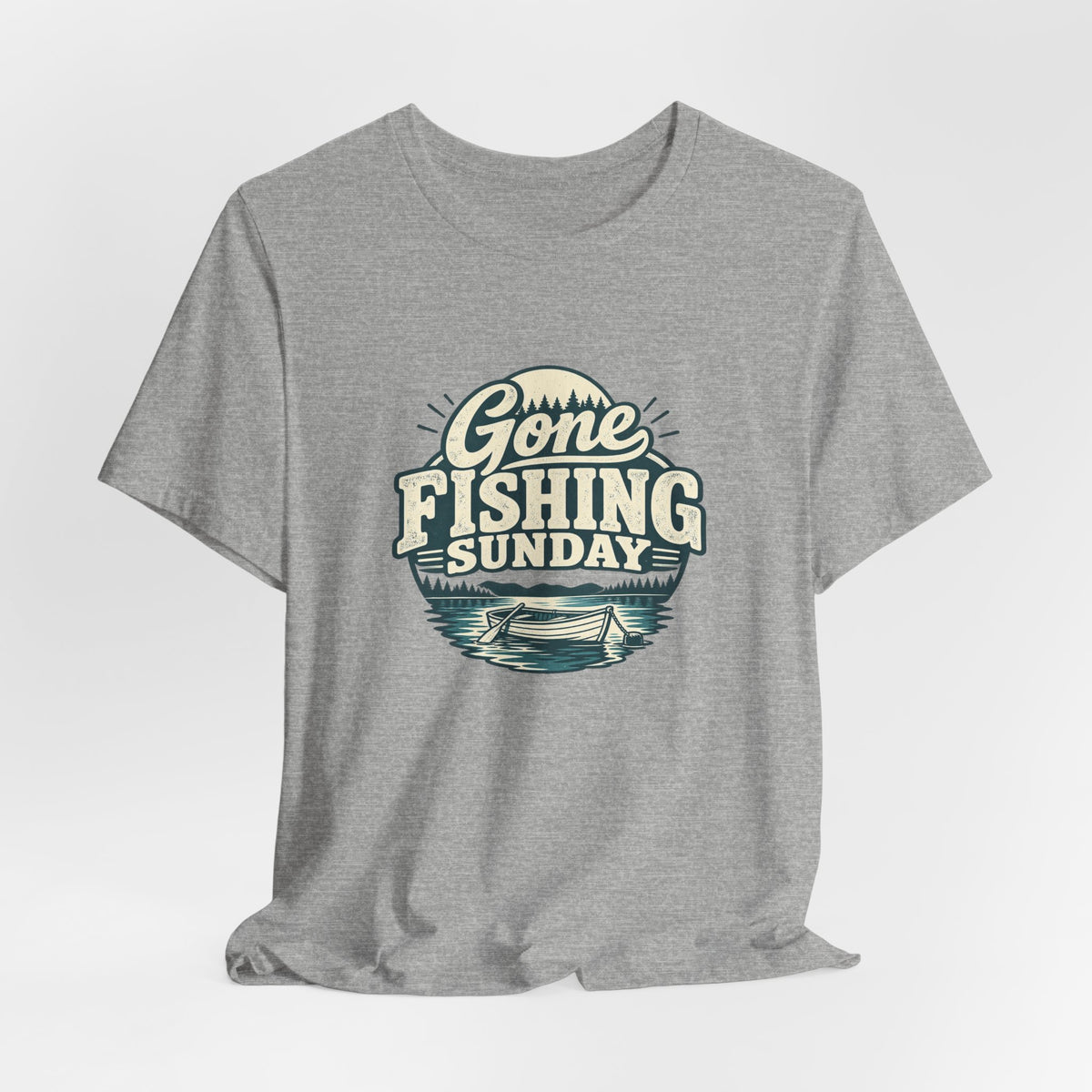 Gone Fishing Sunday Tee