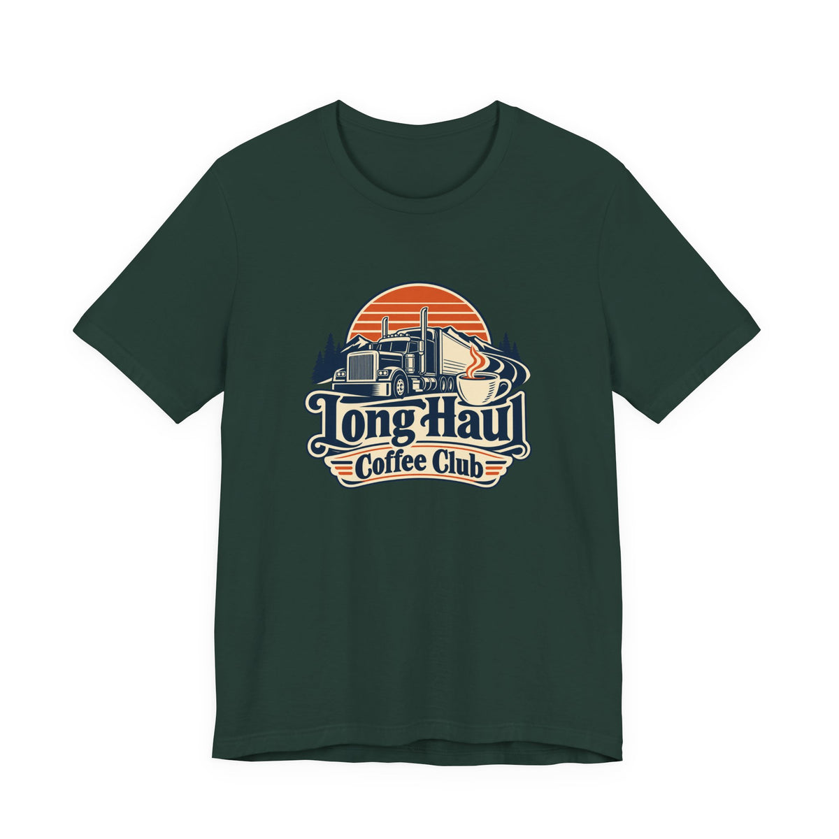 Long Haul Coffee Trucker Tee