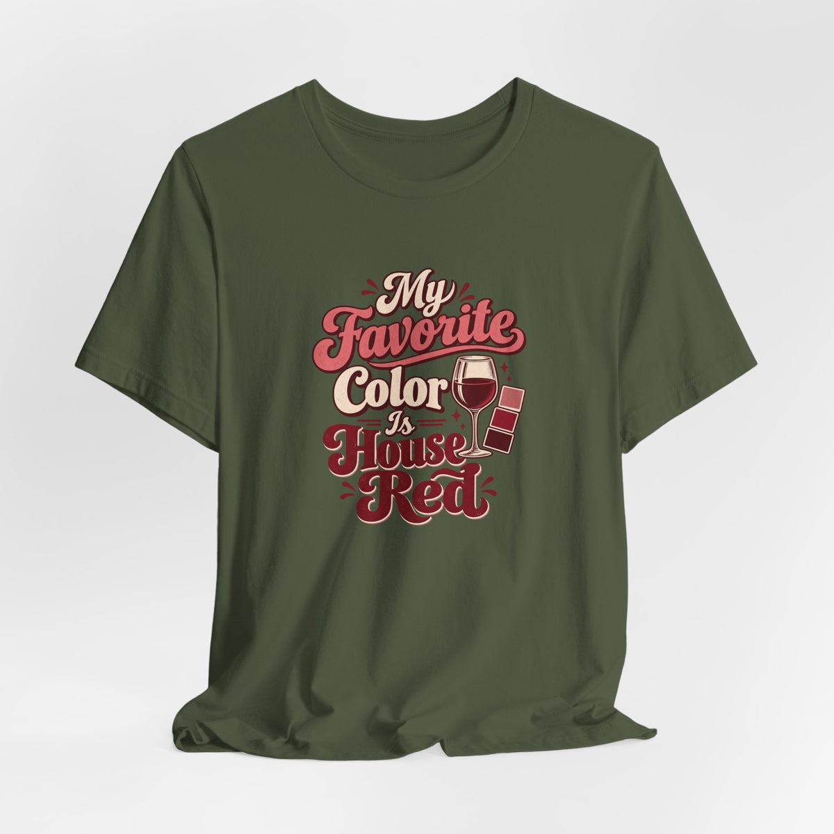 House Red Color Club Tee