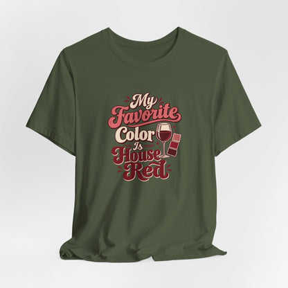 House Red Color Club Tee