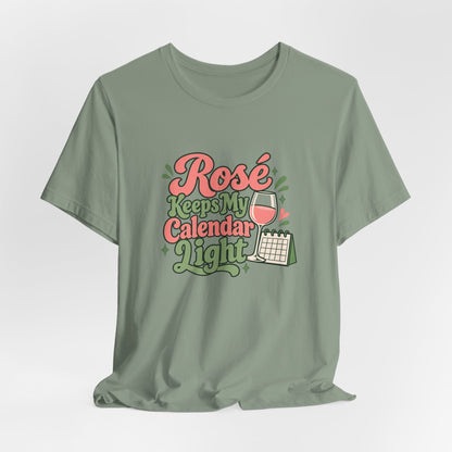 Rosé Calendar Retro Tee
