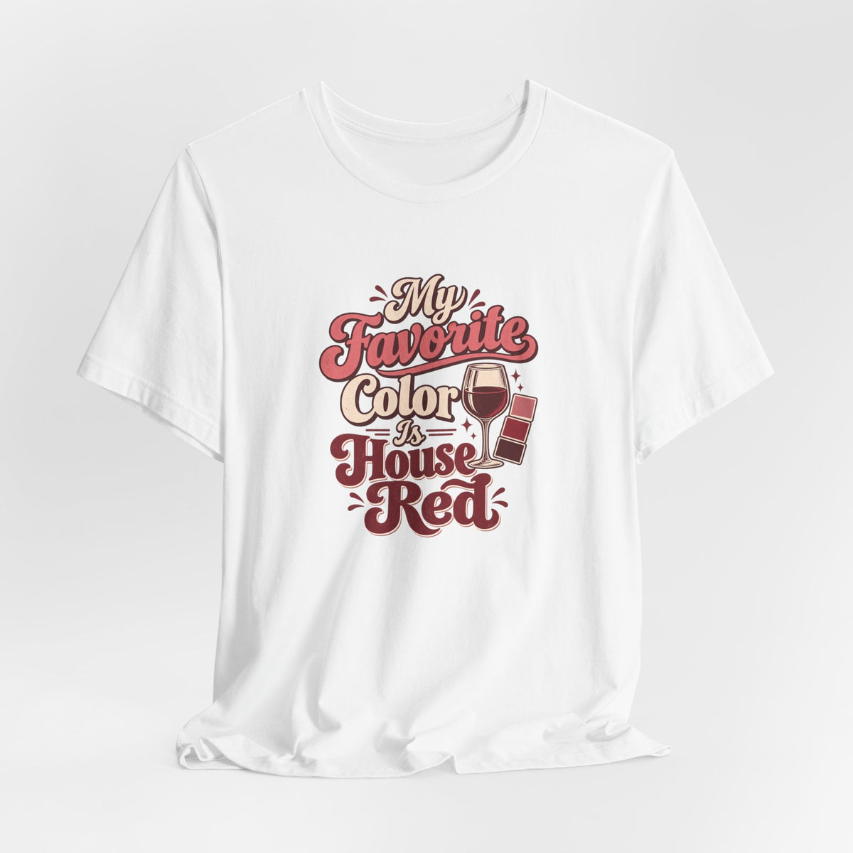 House Red Color Club Tee