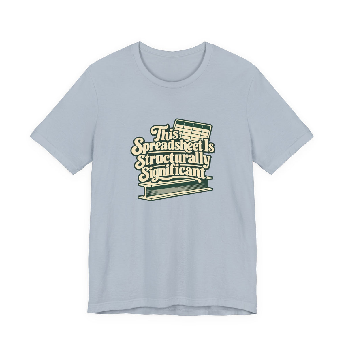 Spreadsheet Structural Support Tee