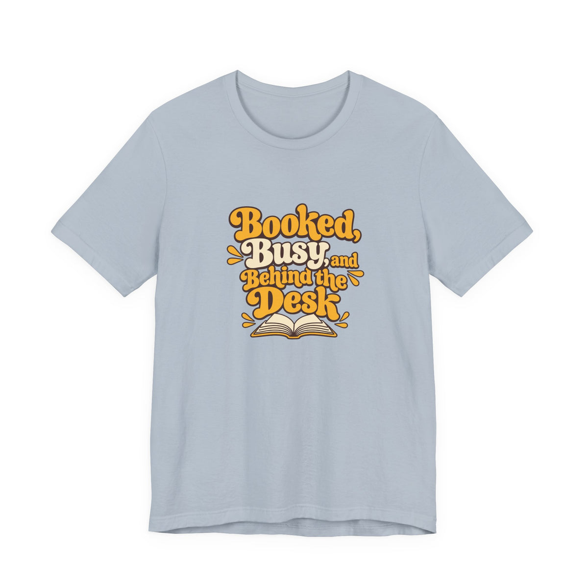 Booked And Busy Librarian Vintage Tee