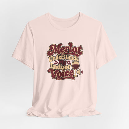 Merlot Indoor Voice Tee