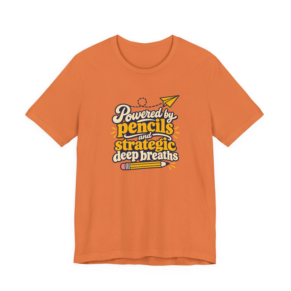 Strategic Deep Breaths Teacher Tee