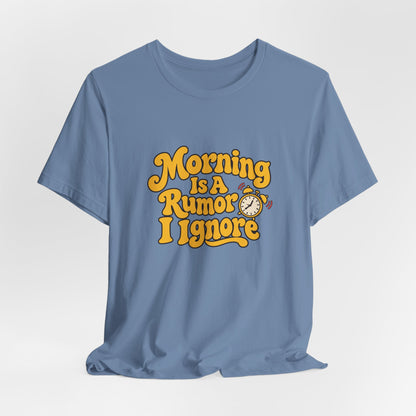 Morning Rumor Retro Humor Tee
