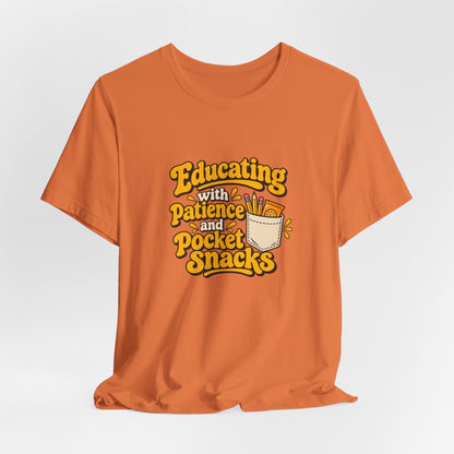 Pocket Snacks Teacher Vintage Tee