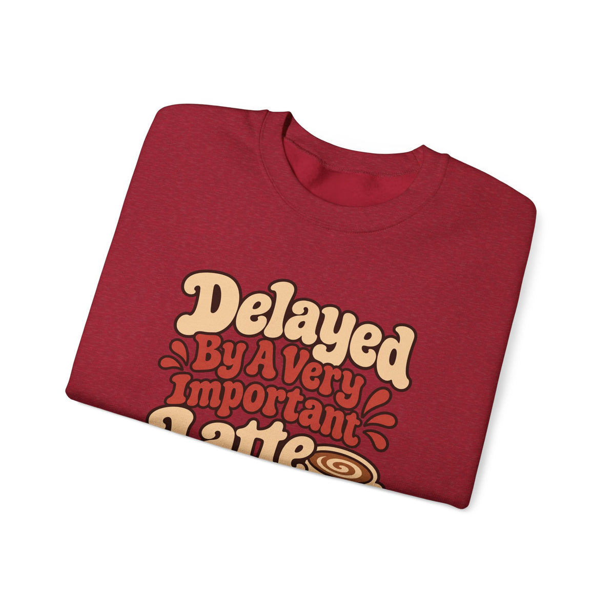 Latte Delay Retro Sweatshirt