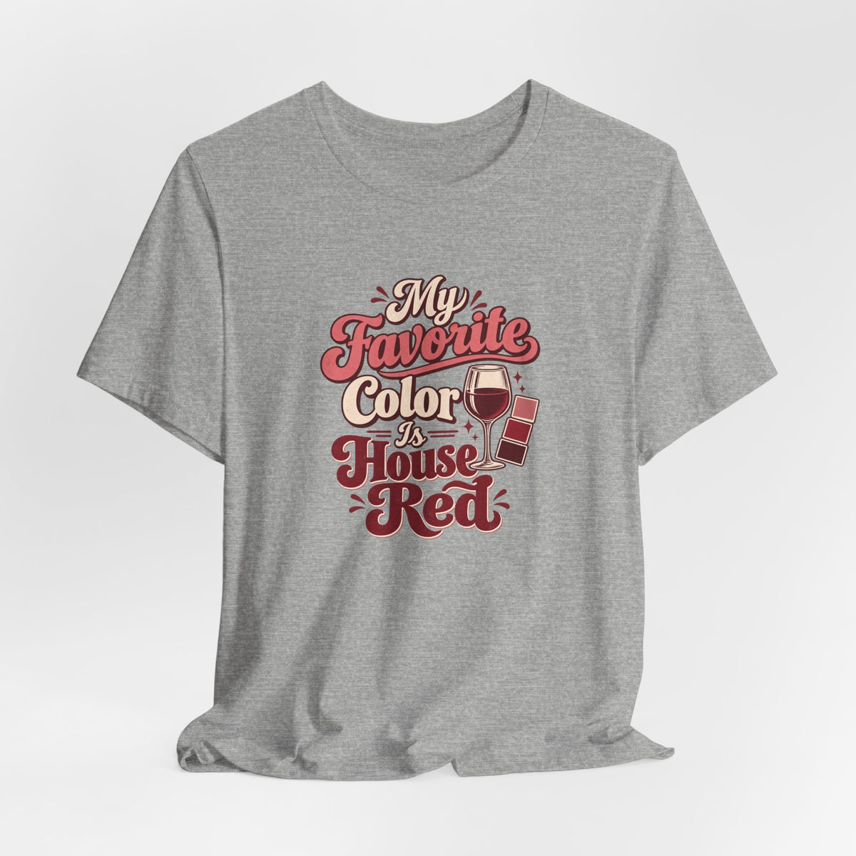 House Red Color Club Tee
