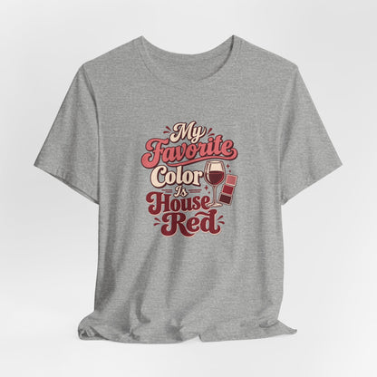 House Red Color Club Tee