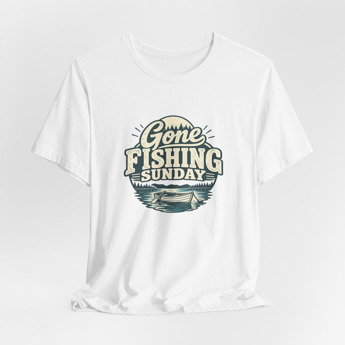 Gone Fishing Sunday Tee