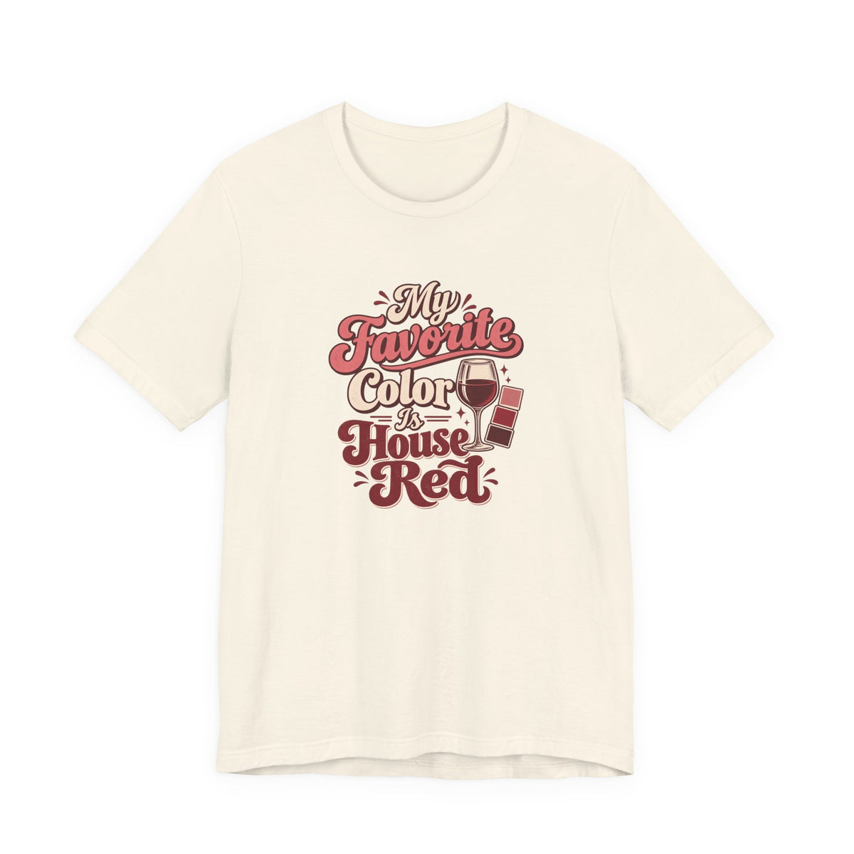 House Red Color Club Tee
