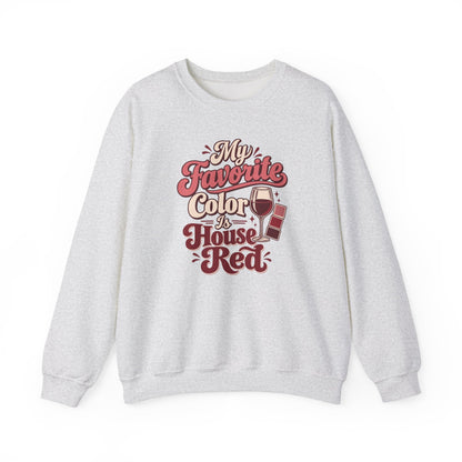 House Red Color Club Sweatshirt