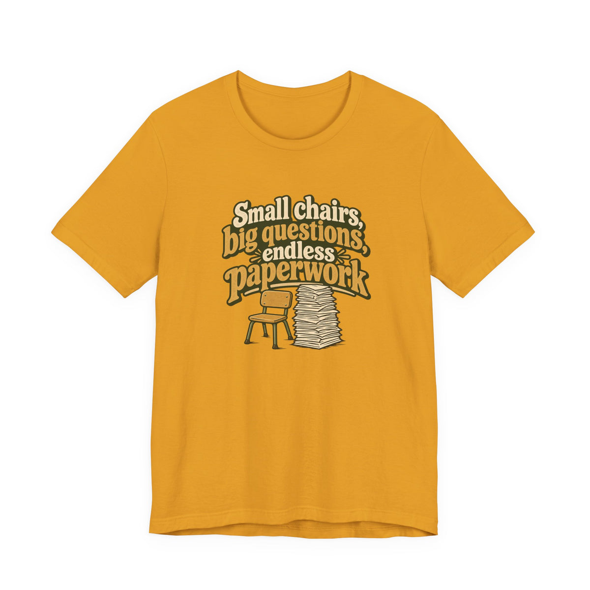 Small Chairs Big Questions Tee