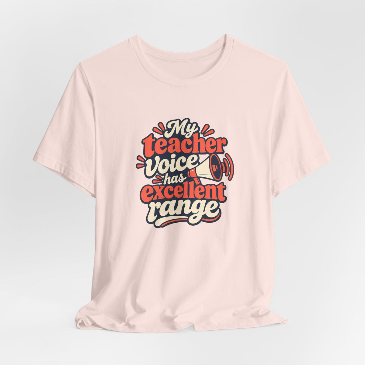 Teacher Voice Range Retro Shirt